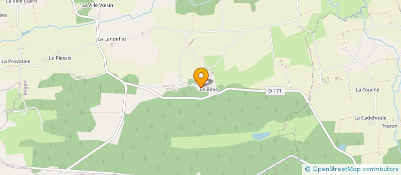 localisation de l'entreprise MADAME CLAIRE BURBAN  PLOERMEL