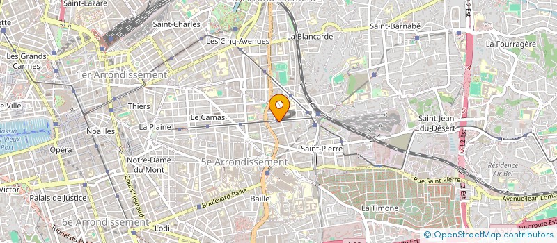 localisation de l'entreprise MADAME CLAIRE BURGUIERE  MARSEILLE