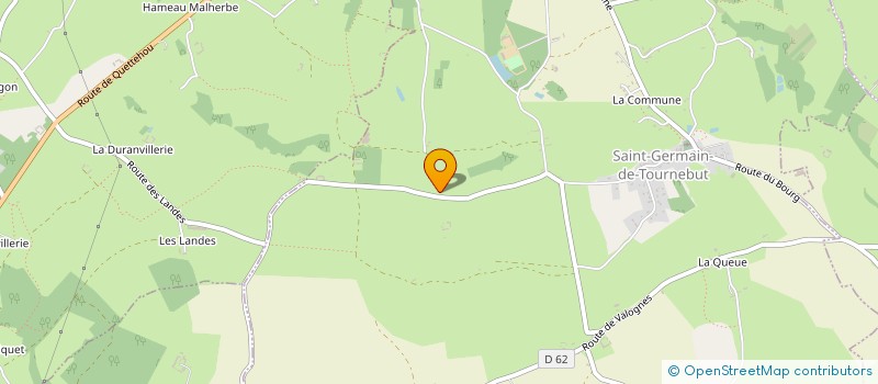localisation de l'entreprise MADAME CLAIRE BURNOUF  SAINT-GERMAIN-DE-TOURNEBUT