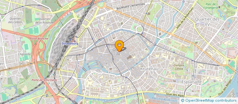 localisation de l'entreprise MADAME CLAIRE BURSTIN  STRASBOURG