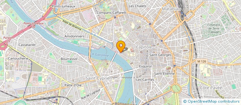 localisation de l'entreprise MADAME CLAIRE CABANNE  TOULOUSE