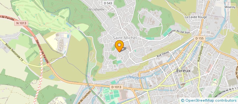 localisation de l'entreprise MADAME CLAIRE CACHELOU  EVREUX