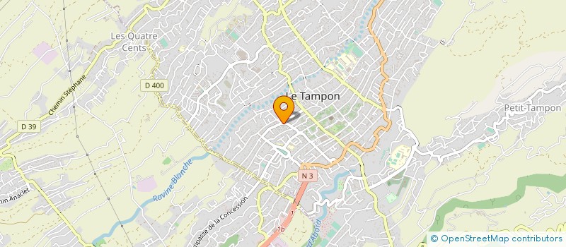 localisation de l'entreprise MADAME CLAIRE CAILLET  LE TAMPON