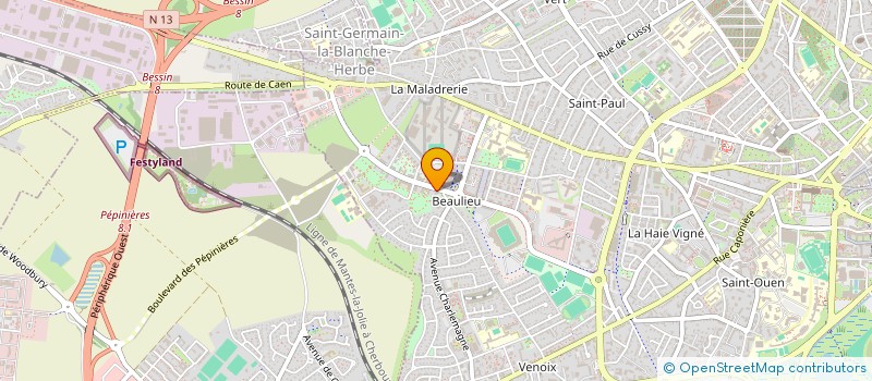 localisation de l'entreprise MADAME CLAIRE CAMBIER à CAEN