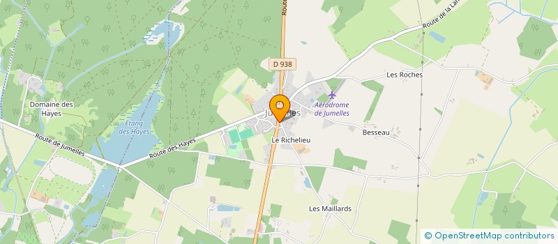 localisation de l'entreprise MADAME CLAIRE CANTON  LONGUE-JUMELLES