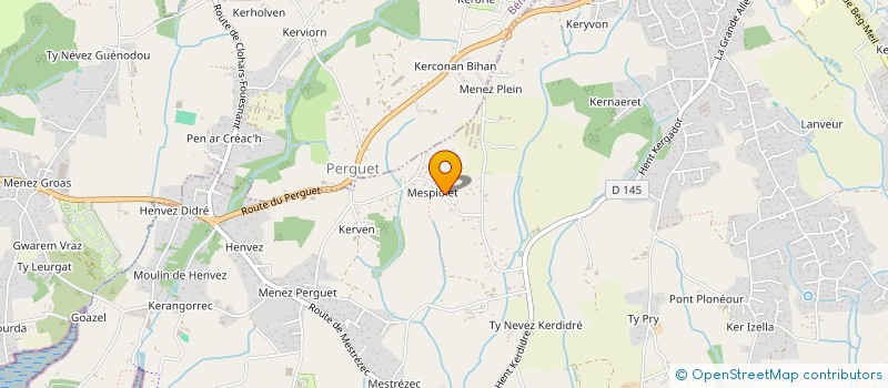 localisation de l'entreprise MADAME CLAIRE CANU  FOUESNANT