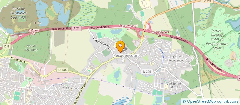 localisation de l'entreprise MADAME CLAIRE CAPPELLE  PECQUENCOURT