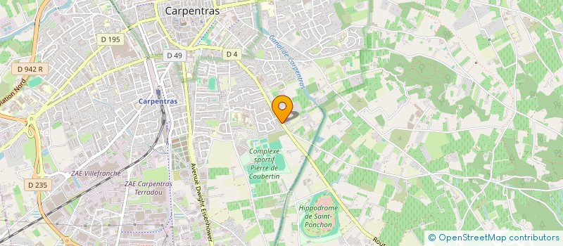 localisation de l'entreprise MADAME CLAIRE CARDOT  CARPENTRAS