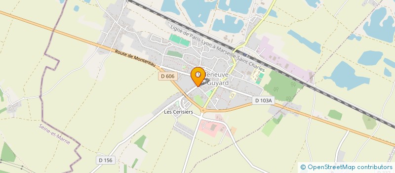 localisation de l'entreprise MADAME CLAIRE CARLIN à VILLENEUVE-LA-GUYARD