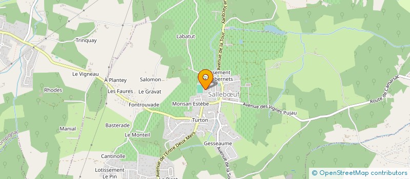 localisation de l'entreprise MADAME CLAIRE CARRERE  SALLEBUF