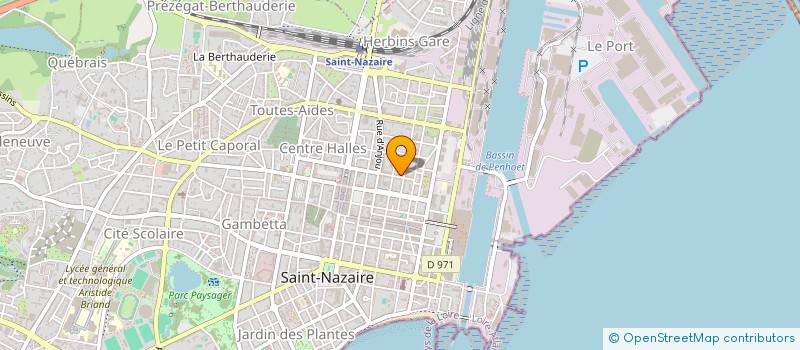 localisation de l'entreprise MADAME CLAIRE CARTIER  SAINT-NAZAIRE