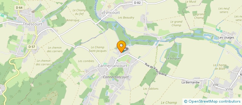 localisation de l'entreprise MADAME CLAIRE CARTON  ECUVILLY