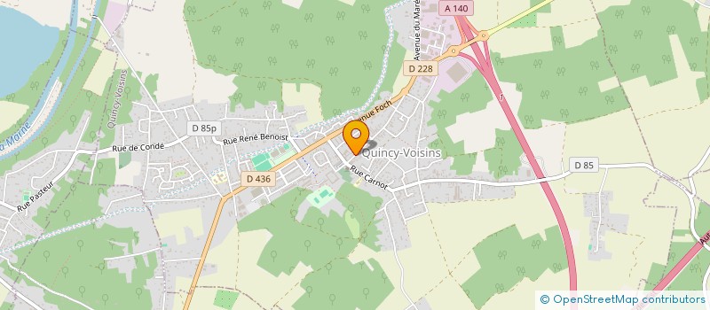 localisation de l'entreprise MADAME CLAIRE CASTAN  QUINCY-VOISINS