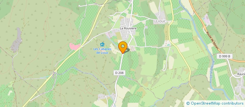 localisation de l'entreprise MADAME CLAIRE CASTELLAS  LIOUC