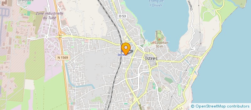 localisation de l'entreprise MADAME CLAIRE CASTRO  ISTRES