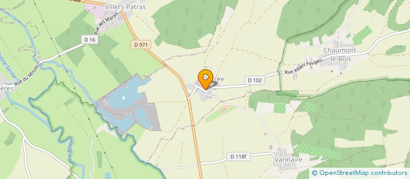 localisation de l'entreprise MADAME CLAIRE CAUMONT  OBTREE