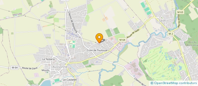 localisation de l'entreprise MADAME CLAIRE CAVALIE à AUSSONNE