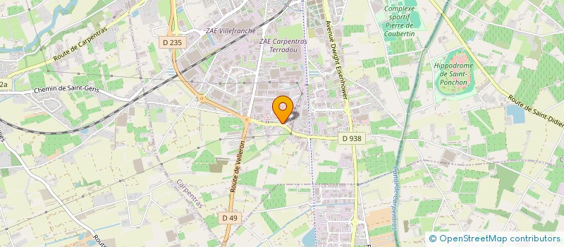 localisation de l'entreprise MADAME CLAIRE CAVIN à CARPENTRAS