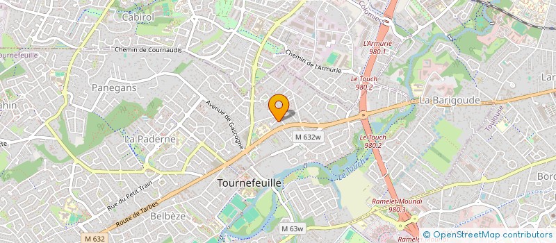 localisation de l'entreprise MADAME CLAIRE CAZALAS  TOURNEFEUILLE