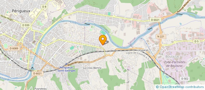 localisation de l'entreprise MADAME CLAIRE CAZENAVE  BOULAZAC ISLE MANOIRE