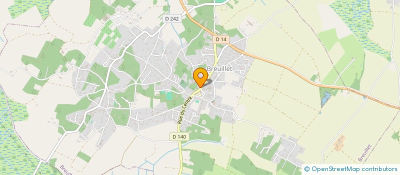 localisation de l'entreprise MADAME CLAIRE CAZES à BREUILLET