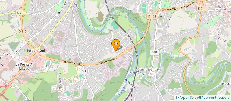 localisation de l'entreprise MADAME CLAIRE CECILE DUBOIS  SAINT-BENOIT