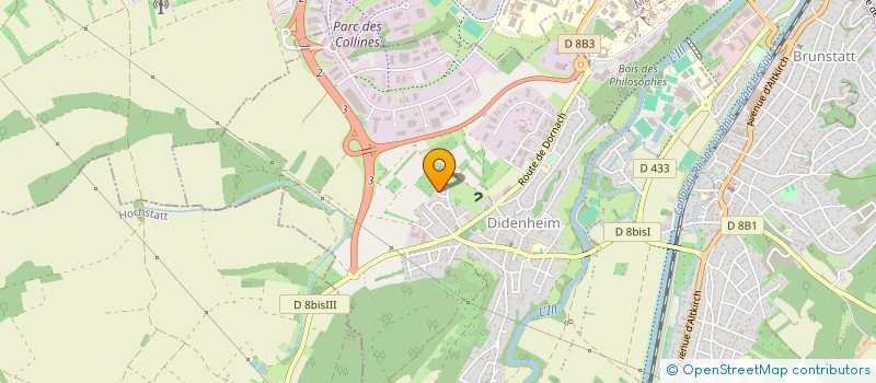 localisation de l'entreprise MADAME CLAIRE CERCELET  BRUNSTATT-DIDENHEIM