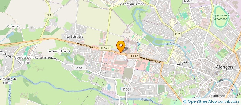 localisation de l'entreprise MADAME CLAIRE CHABADEL à CONDE-SUR-SARTHE