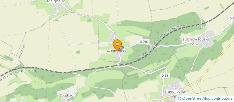 localisation de l'entreprise MADAME CLAIRE CHABANCE  SAINTE-SEGREE