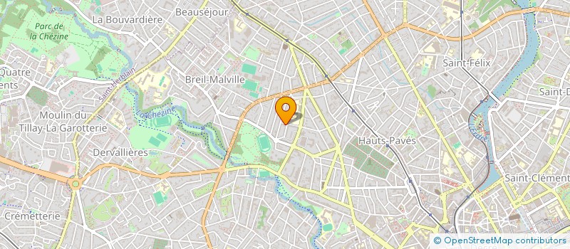 localisation de l'entreprise MADAME CLAIRE CHABIRAND à NANTES