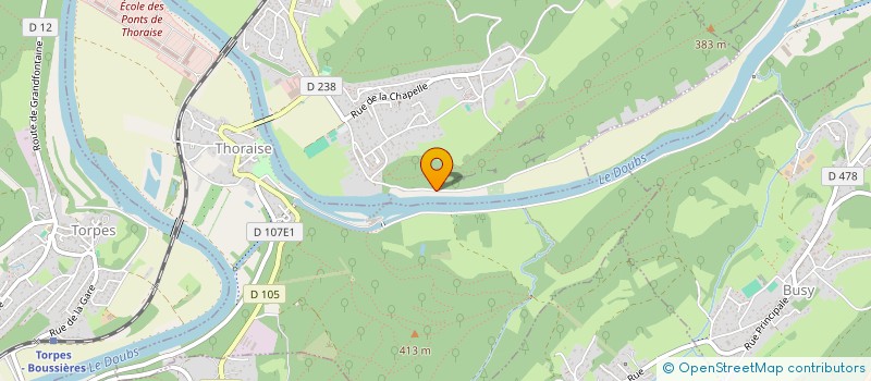 localisation de l'entreprise MADAME CLAIRE CHAGUE à MONTFERRAND-LE-CHATEAU