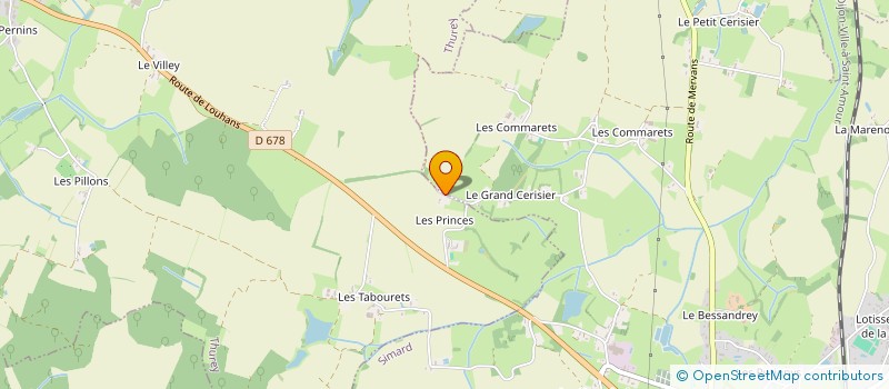 localisation de l'entreprise MADAME CLAIRE CHALUMEAU  THUREY