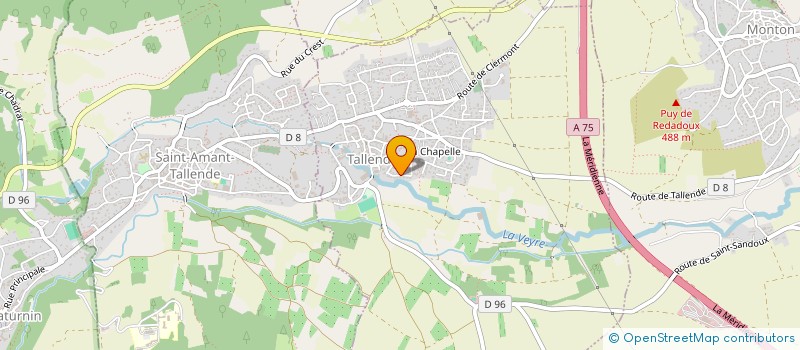 localisation de l'entreprise MADAME CLAIRE CHANDEZON  TALLENDE