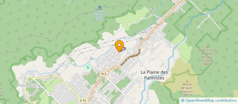 localisation de l'entreprise MADAME CLAIRE CHANE-FAN  LA PLAINE-DES-PALMISTES