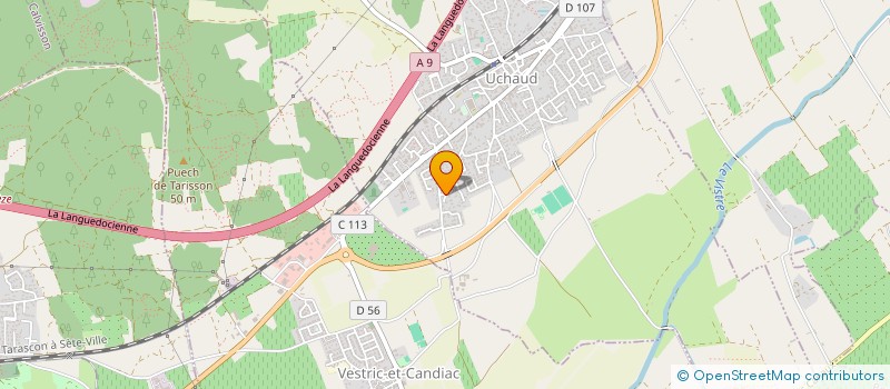 localisation de l'entreprise MADAME CLAIRE CHAPAL  UCHAUD