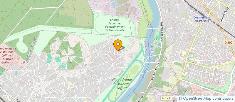 localisation de l'entreprise MADAME CLAIRE CHAPPET  MAISONS-LAFFITTE