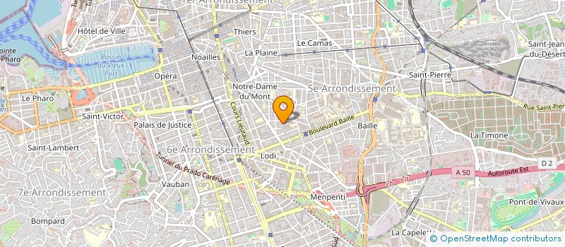 localisation de l'entreprise MADAME CLAIRE CHAPUIS à MARSEILLE