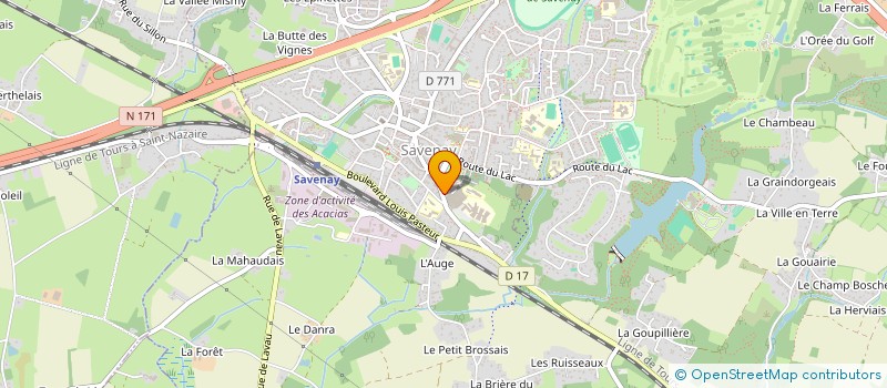 localisation de l'entreprise MADAME CLAIRE CHARBONNIER  SAVENAY