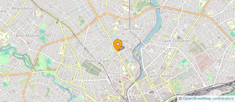 localisation de l'entreprise MADAME CLAIRE CHARBONNIER  NANTES