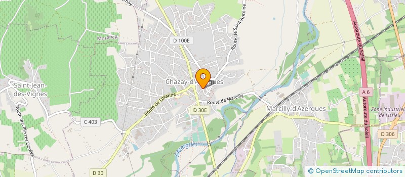 localisation de l'entreprise MADAME CLAIRE CHARMETANT  CHAZAY-D'AZERGUES