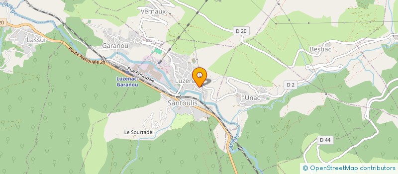 localisation de l'entreprise MADAME CLAIRE CHARPENTIER à LUZENAC