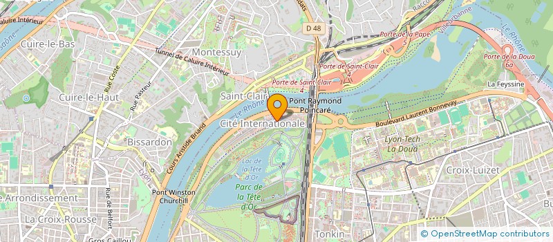 localisation de l'entreprise MADAME CLAIRE CHARROIN  LYON