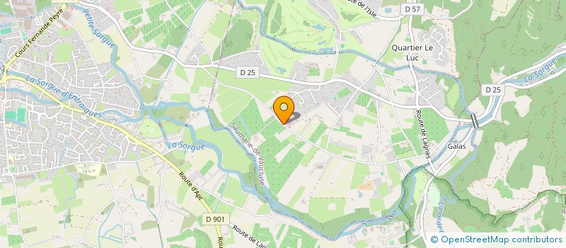 localisation de l'entreprise MADAME CLAIRE CHATELAIN  SAUMANE-DE-VAUCLUSE