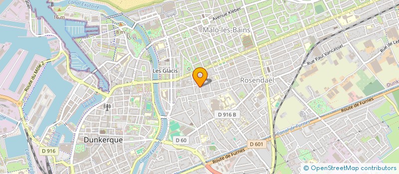 localisation de l'entreprise MADAME CLAIRE CHATELAIN à DUNKERQUE