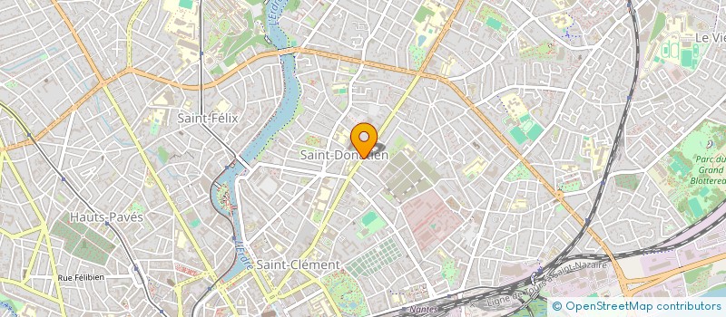 localisation de l'entreprise MADAME CLAIRE CHATELLARD-TOINET à NANTES
