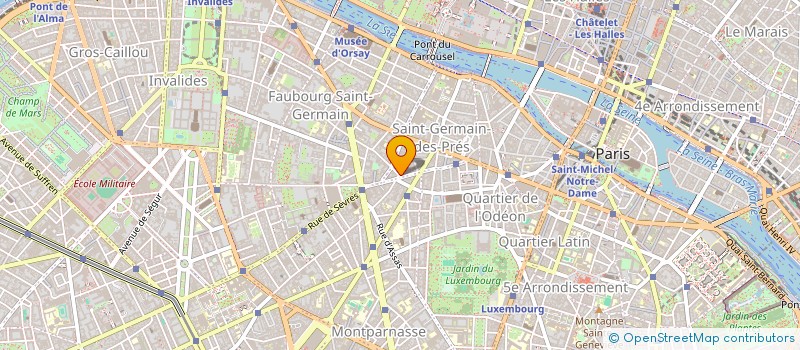 localisation de l'entreprise MADAME CLAIRE CHATENOUD à PARIS