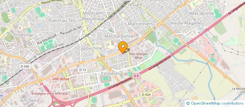 localisation de l'entreprise MADAME CLAIRE CHAUSSE  NIMES