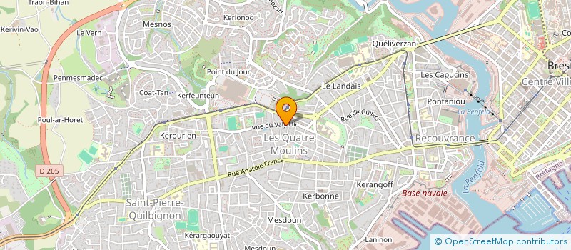localisation de l'entreprise MADAME CLAIRE CHAUSSEPIED à BREST