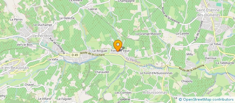 localisation de l'entreprise MADAME CLAIRE CHAVATTE  LE PERREON