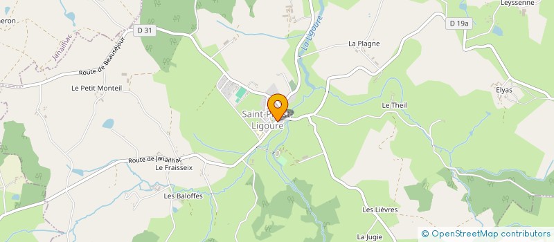 localisation de l'entreprise MADAME CLAIRE CHAVENAUD à SAINT-PRIEST-LIGOURE